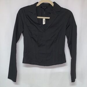 Madewell Black Fitted Shirt